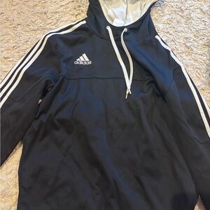 Adidas Black and White Hoodie